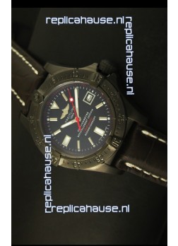 Breitling Seawolf PVD Coated Swiss Watch - Stick Markers