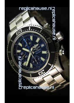 Breitling SuperOcean Abyss Swiss Chronograph Replica Watch - 1:1 Mirror Replica - 44MM Blue Markers