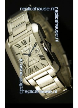 Cartier Tank Anglaise Mid Sized Swiss Watch - 1:1 Mirror Replica Watch