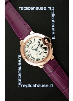 Cartier Swiss Ladies Replica Watch in Rose Gold Casing