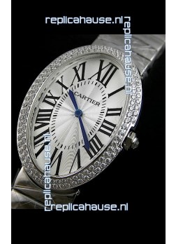 Cartier Ballon de Swiss Replica Watch in White Dial
