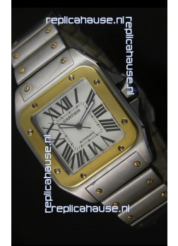 Cartier Santos 100 Swiss Watch 38.5MM - 1:1 Mirror Ultimate Replica