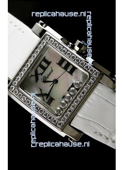 Chopard Happy Sport Swiss Replica Watch in Shell White Dial