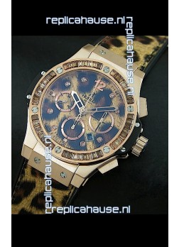 Hublot Big Bang Leopard Rose Gold Swiss Replica Watch