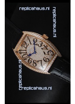 Franck Muller Master of Complications Casablanca Ladies Watch in Rose Gold Case 