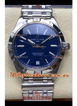 Breitling Chronomat Automatic GMT 40 Blue Dial 1:1 Mirror Swiss Replica Watch