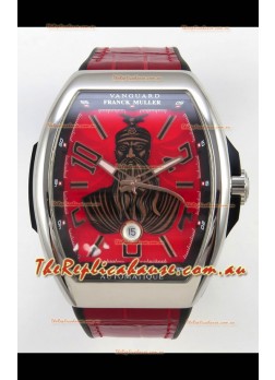 Franck Muller Vanguard Skenderbeu Stainless Steel Swiss Replica Watch 
