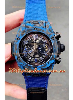 Hublot Big Bang Unico Blue Carbon Las Vegas Boutique Edition Swiss Replica Watch
