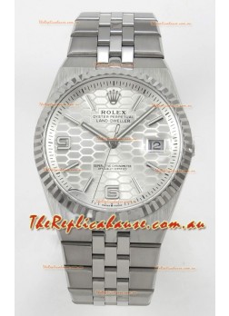 Rolex Land-Dweller 127334 Steel Honeycomb 40MM Swiss Replica Watch 