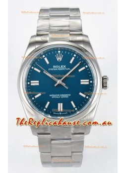 Rolex Oyster Perpetual Super Clone REF#126000 36MM Blue Dial Swiss Replica