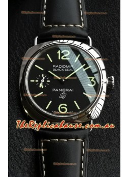 Panerai Super Clone Radiomir Black Seal PAM754 Swiss Replica Watch - 45MM Black Dial 