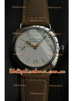 Panerai Super Clone Radiomir PAM1384 Swiss Replica Watch - 45MM White Dial 