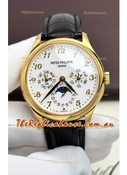 Patek Philippe Complications 5327G-001 Yellow Gold White Dial Swiss Replica