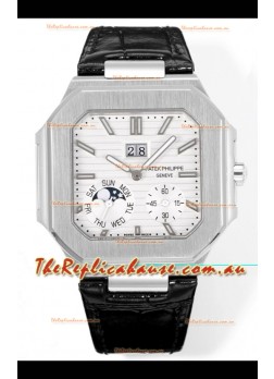 Patek Philippe Cubitus 5822 904L Steel Casing White Dial Swiss Replica Watch
