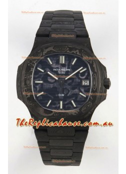 Patek Philippe Nautilus 5711 DiW Blue Carbon Dial 1:1 Mirror Swiss Replica Watch