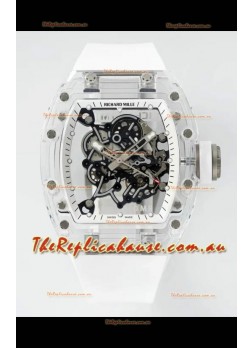 Richard Mille RM055 Transparent Sapphires Casing with Genuine Tourbillon Super Clone Watch