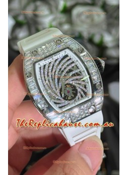 Richard Mille RM51-02 Stainless Steel Casing Watch in Mossanites Automatic Movement