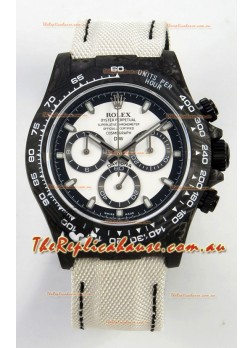 Rolex Daytona Super Clone DiW Cream Carbon V2 Edition Cal.4130 Movement Watch  