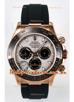 Rolex Daytona Super Clone 116518 Rose Gold Meteorite Dial Original Cal.4130 Movement