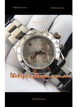 Rolex Daytona Japanese Movement Replica Watch in Grey Dial 