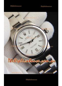 Rolex Oyster Perpetual Japanese Movement Replica Watch 36MM - White Dial