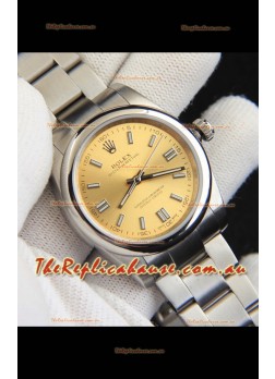 Rolex Oyster Perpetual Japanese Movement Replica Watch 36MM - Champange Dial