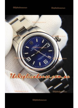 Rolex Oyster Perpetual Japanese Movement Replica Watch 36MM - Blue Dial
