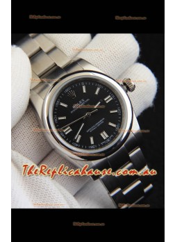 Rolex Oyster Perpetual Japanese Movement Replica Watch 36MM - Black Dial