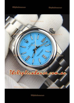 Rolex Oyster Perpetual Japanese Movement Replica Watch 36MM - Tiffany Blue Dial