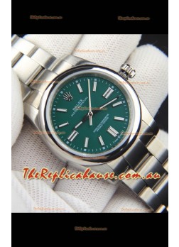 Rolex Oyster Perpetual Japanese Movement Replica Watch 36MM - Green Dial