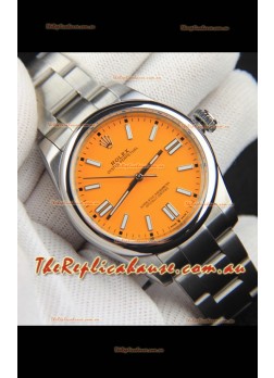 Rolex Oyster Perpetual Japanese Movement Replica Watch 41MM - Yellow Dial