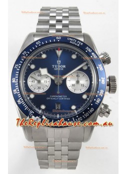 Tudor Super Clone Black Bay Chronograph Watch in Dark Blue Dial