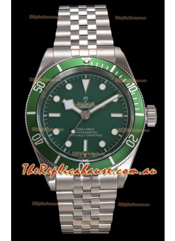 Tudor Black Bay Super Clone Harrods Edition Green Dial Swiss Replica Watch 