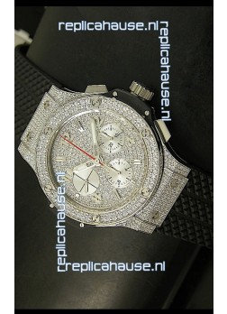 Hublot Big Bang Bling Edition Swiss Replica Watch - Titanium Case