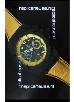 Hublot Big Bang Yellow Skeleton Swiss Quartz Watch 45MM