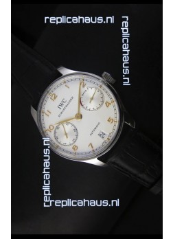 IWC Portugieser IW500704 Swiss Automatic Watch in White Dial - Updated 1:1 Mirror Replica  
