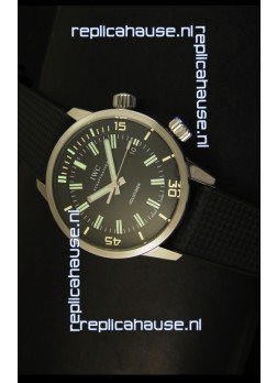 IWC Aquatimer Automatic Vintage 1967 Swiss Watch in Black Dial
