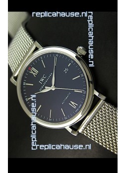 IWC Schaffhausen Swiss Replica Watch in Mesh Steel Strap