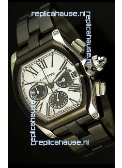 Cartier Roadster Chronograph XL Original DLC Coated 1:1 Mirror Replica Watch