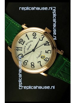 Franck Muller Master of Complications Liberty Japanese Watch in Green Strap