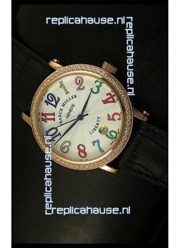 Franck Muller Master of Complications Liberty Japanese Watch in Black Strap