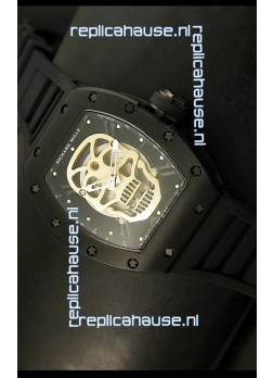 Richard Mille RM052 Skull Tourbillon Swiss Replica Watch in PVD Case