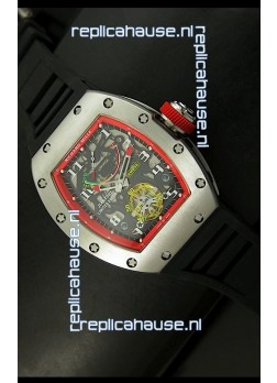 Richard Mille RM002 Power Reserve Tourbillon Swiss Replica Watch in Steel Case