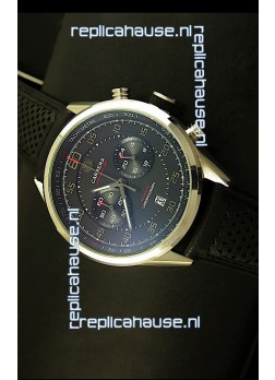 Tag Heuer Carrera Calibre 36 Flyback Black Dial Replica Watch - Quartz Movement