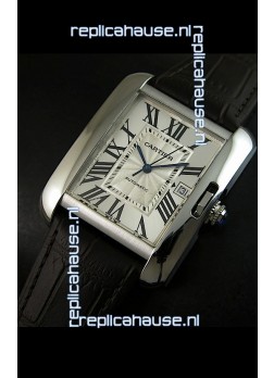 Cartier Tank Swiss Replica Watch 1:1 Mirror Replica Watch - Steel Casing