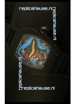 Richard Mille RM057 Tourbillon Jackie Chan Swiss Replica Watch in PVD Case
