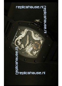 Richard Mille RM057 Tourbillon Jackie Chan Swiss Replica Watch in PVD Case