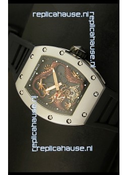 Richard Mille RM057 Tourbillon Jackie Chan Swiss Replica Watch in Titanium Case