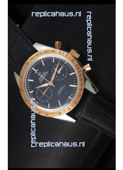 Omega Speedmaster Moon Watch Co-Axial Swiss Watch Two Tone Case - 1:1 Mirror Replica