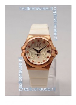 Omega Constellation Ladies Replica Watch - Quartz Movement - 35MM
